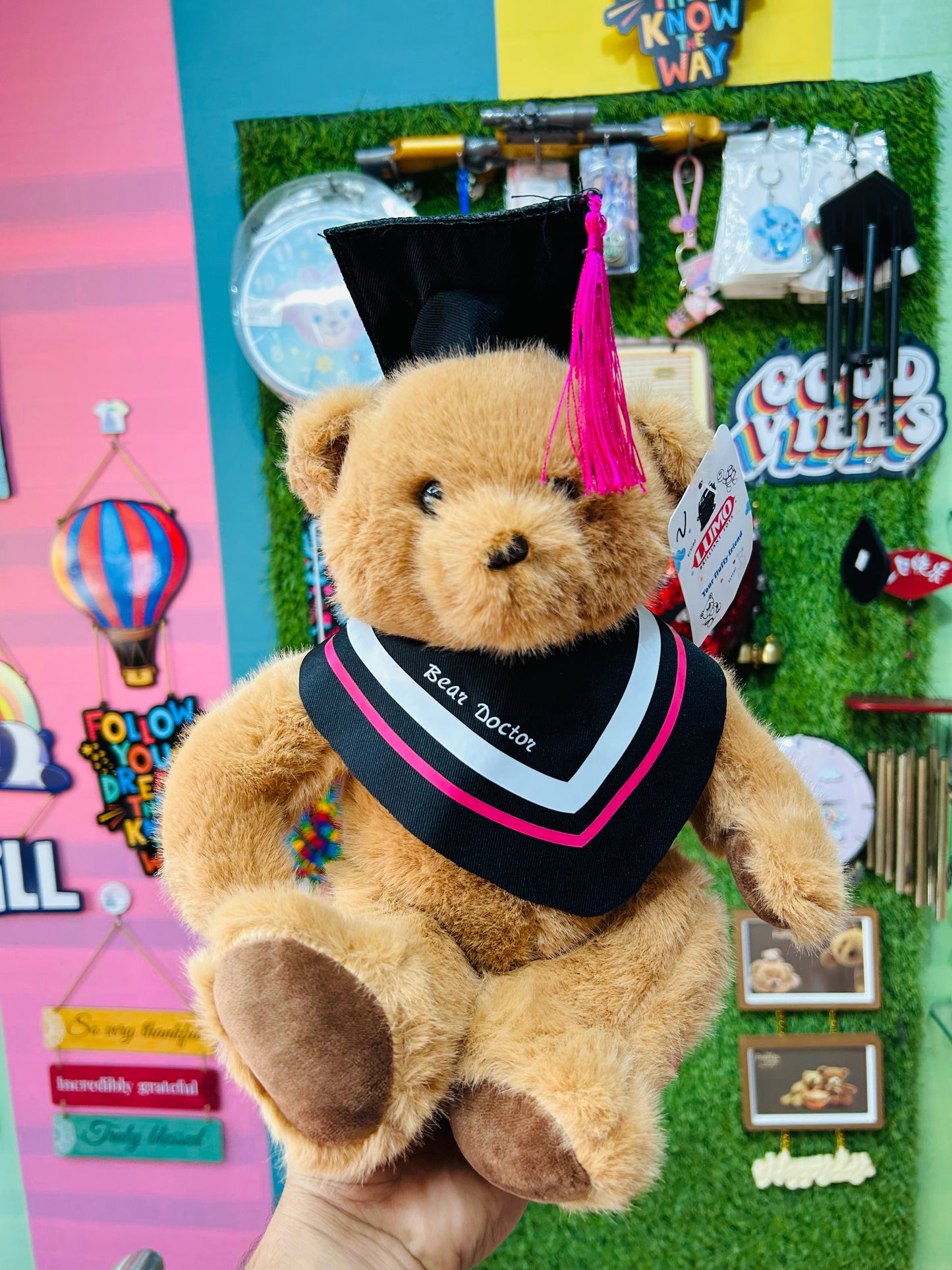 Graduation Teddy Bear - Bear Doctor Edition with Cap & Gown
