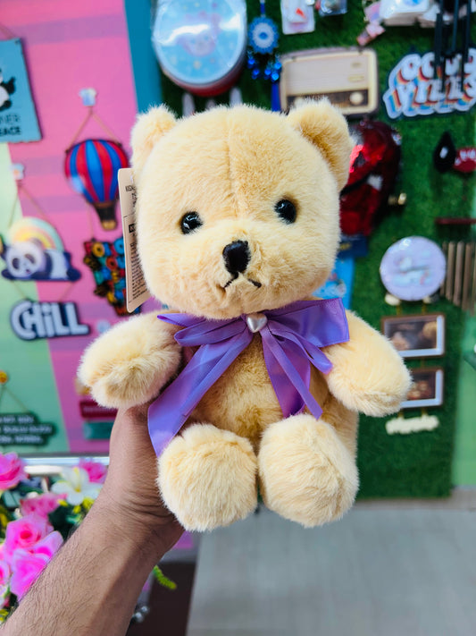 Honeybun bear - sweet as honey a bow full of charm - your forever cuddle companion